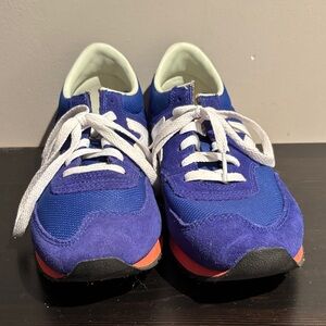 New Balance Blue and White Sneakers